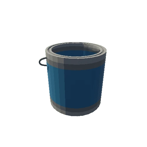 Blue Paint Can Open